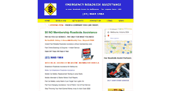Desktop Screenshot of emergencyroadsideassistance.com.au