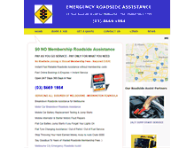 Tablet Screenshot of emergencyroadsideassistance.com.au